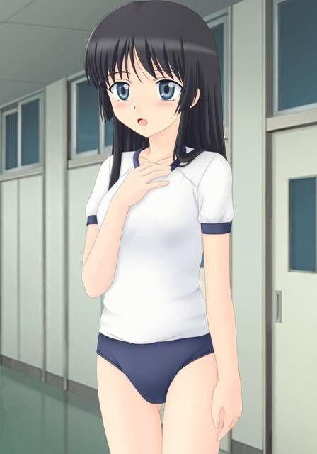 [105 two-dimensional image] What a pretty girl in gym clothes or bloomers figure. 2 101