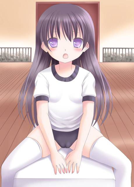 [105 two-dimensional image] What a pretty girl in gym clothes or bloomers figure. 2 20