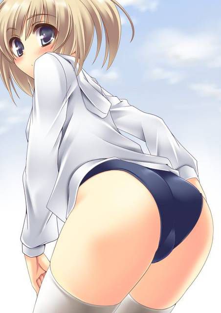 [105 two-dimensional image] What a pretty girl in gym clothes or bloomers figure. 2 27