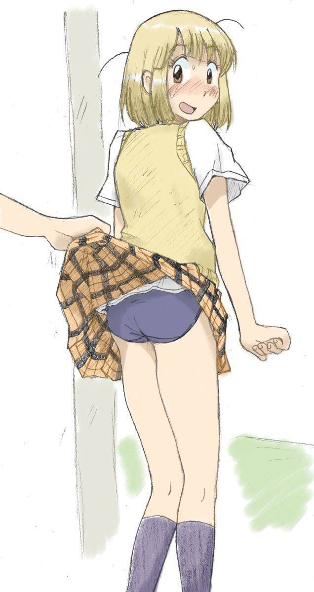[105 two-dimensional image] What a pretty girl in gym clothes or bloomers figure. 2 30