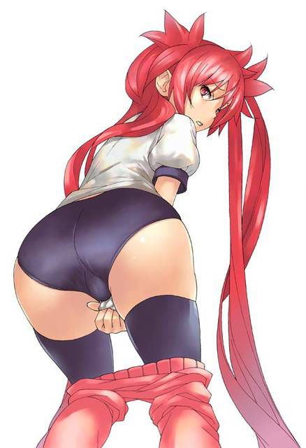 [105 two-dimensional image] What a pretty girl in gym clothes or bloomers figure. 2 52