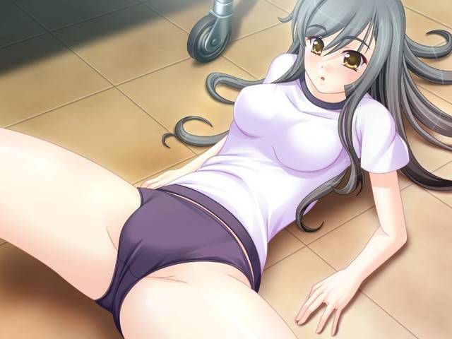 [105 two-dimensional image] What a pretty girl in gym clothes or bloomers figure. 2 67