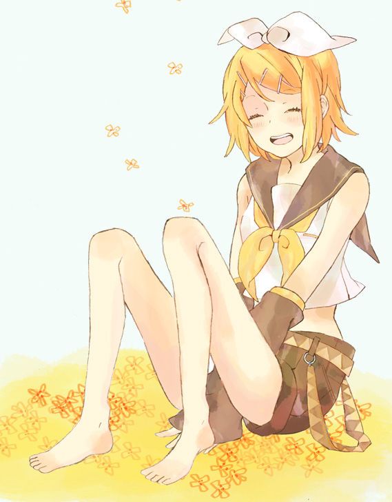 [100 pieces Small breasts] Loriero image of Kagamine rin [barefoot, foot fetish vocaloid] 14