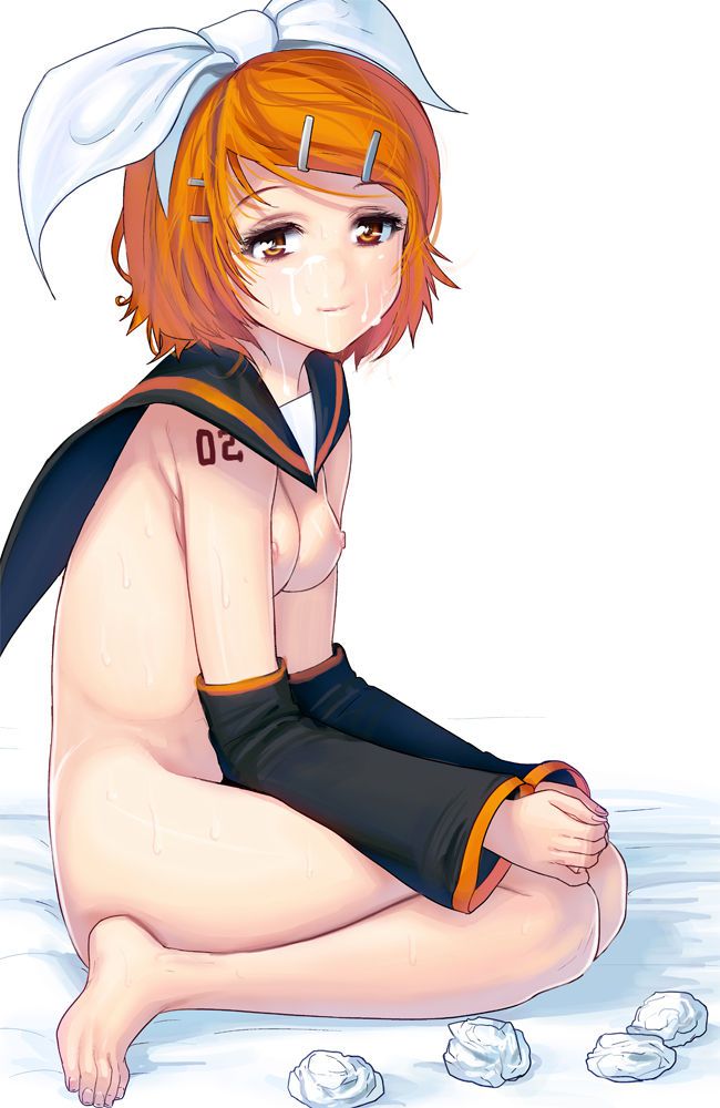 [100 pieces Small breasts] Loriero image of Kagamine rin [barefoot, foot fetish vocaloid] 34