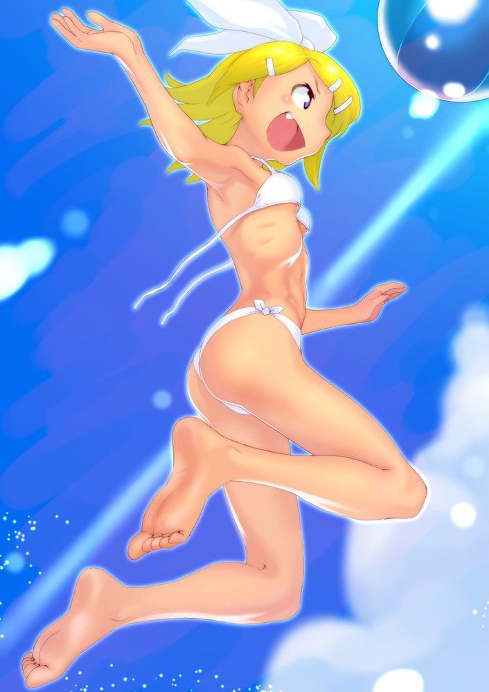 [100 pieces Small breasts] Loriero image of Kagamine rin [barefoot, foot fetish vocaloid] 60