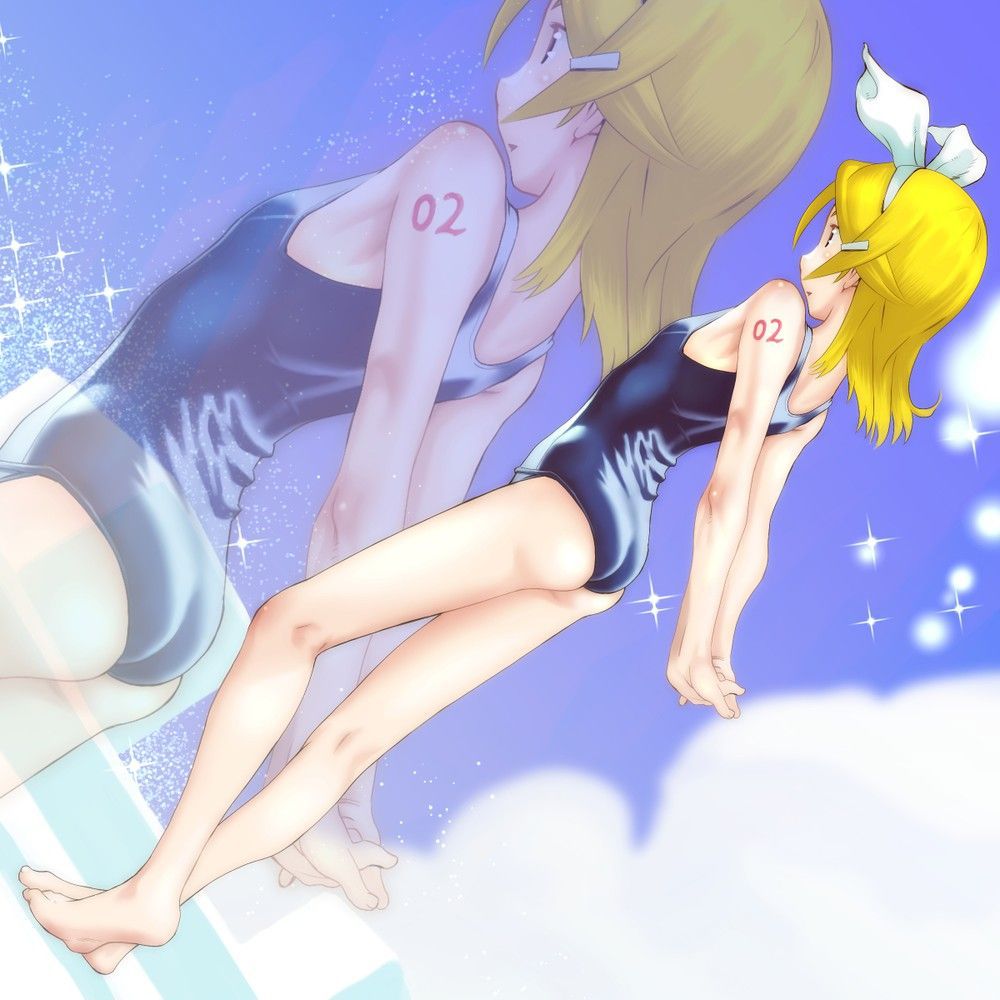 [100 pieces Small breasts] Loriero image of Kagamine rin [barefoot, foot fetish vocaloid] 96