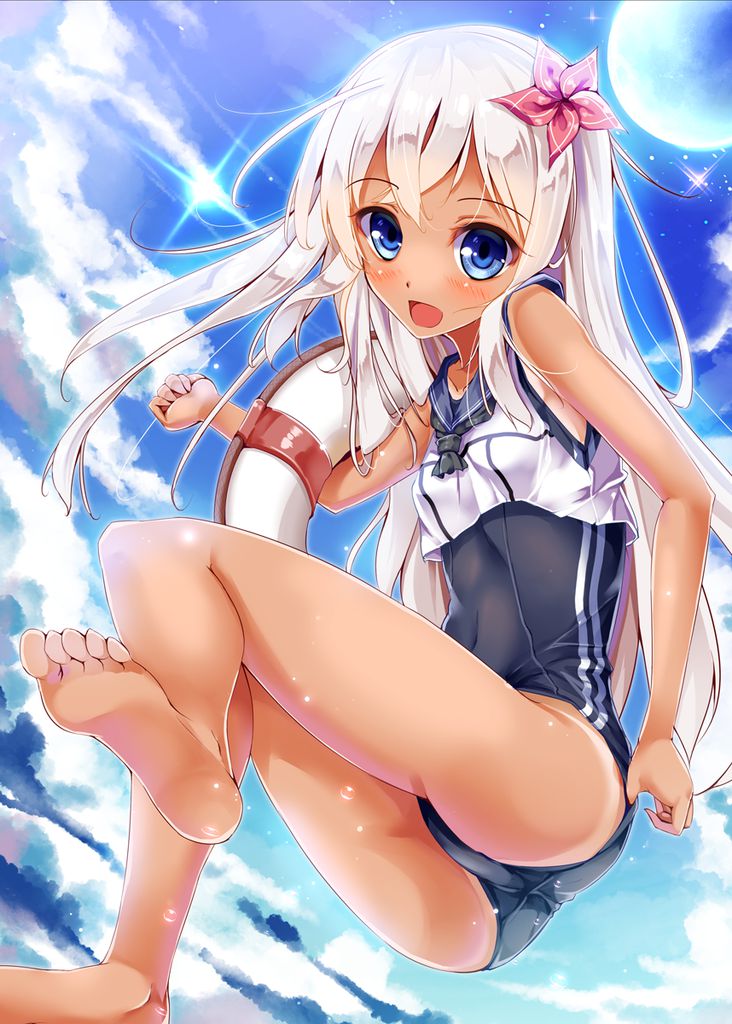 [Extreme selection 100 pieces small breasts] erotic picture of the daughter of naughty ship girl in Lori's cute [Barefoot foot fetish] 13