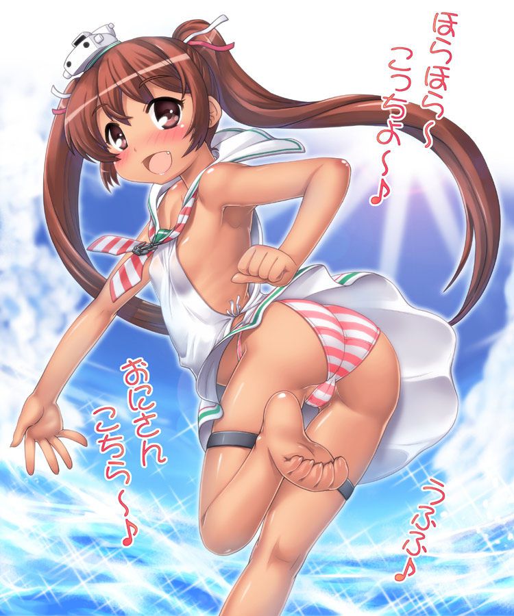 [Extreme selection 100 pieces small breasts] erotic picture of the daughter of naughty ship girl in Lori's cute [Barefoot foot fetish] 59