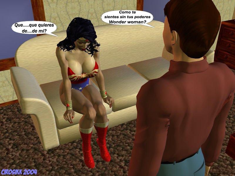 wonder woman en las manos de evilboy 13