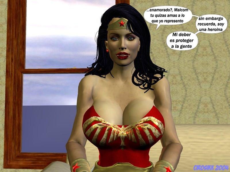 wonder woman en las manos de evilboy 5