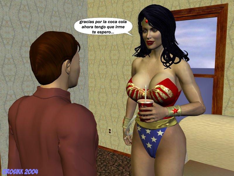 wonder woman en las manos de evilboy 7