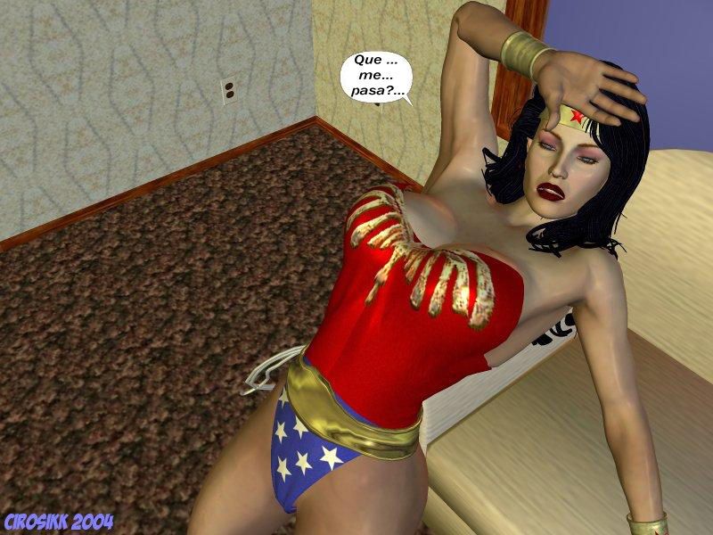 wonder woman en las manos de evilboy 9