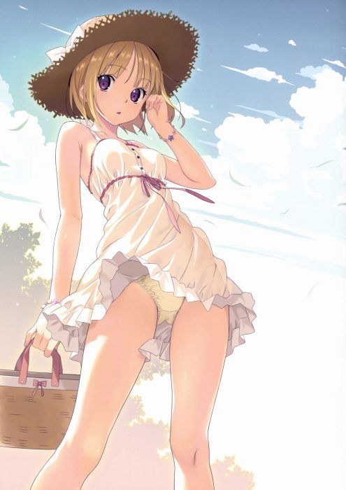 The two-dimensional erotic image of a girl who is hiding her pants is too cute 10