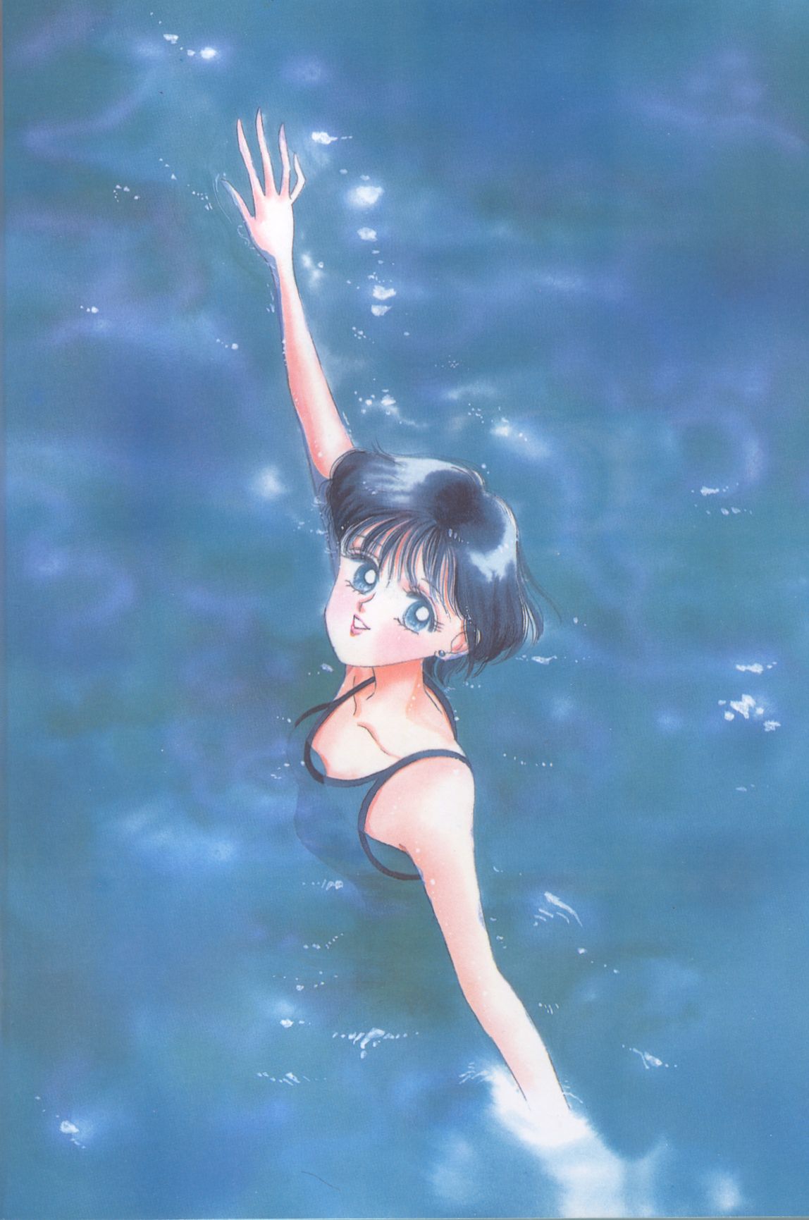Girls Swiming and Floating in The Water 32