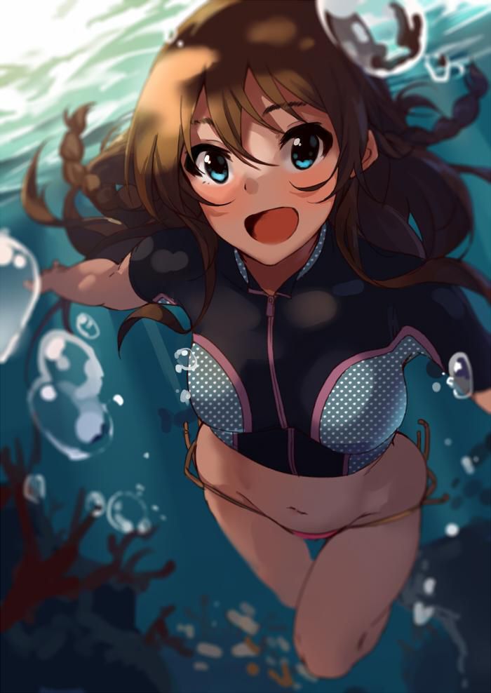Girls Swiming and Floating in The Water 85