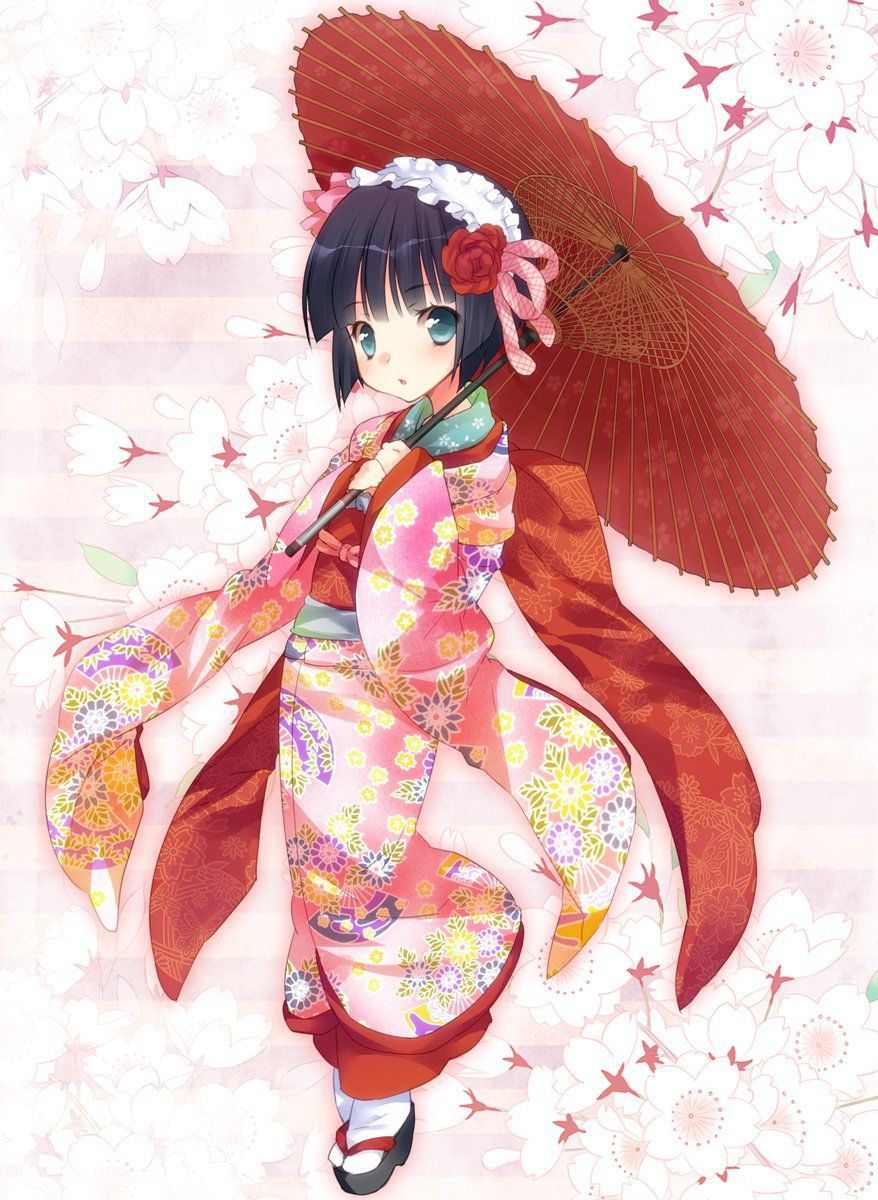 Secondary image of a beautiful girl in kimono 5 [kimono] 2