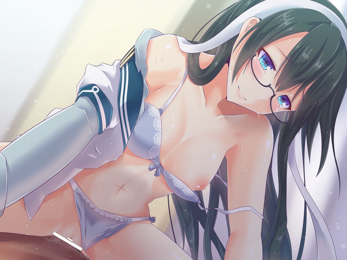 [Secondary erotic] Erotic image Summary of the Chairperson type Oyodo will be stained by the glasses by the full-length (Kantai collection) 8