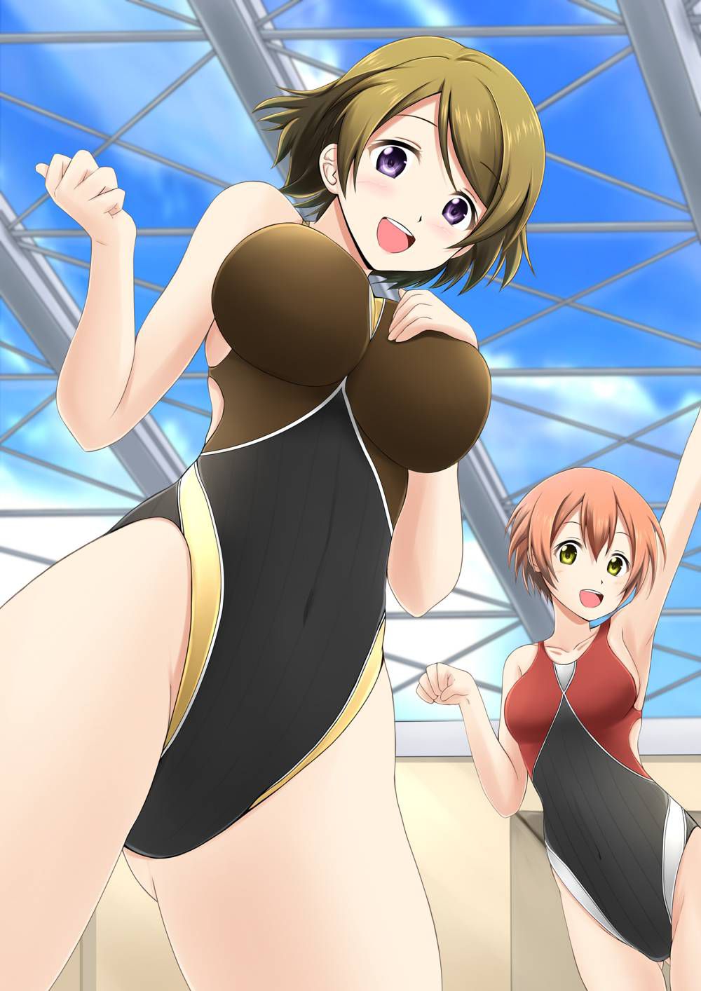 It comes more than a usual swimsuit! Second erotic image of the girl in the swimsuit wwww Part 5 12