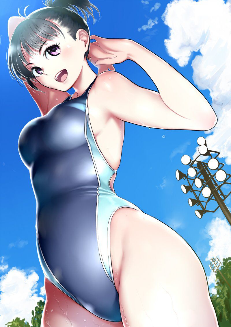 It comes more than a usual swimsuit! Second erotic image of the girl in the swimsuit wwww Part 5 15