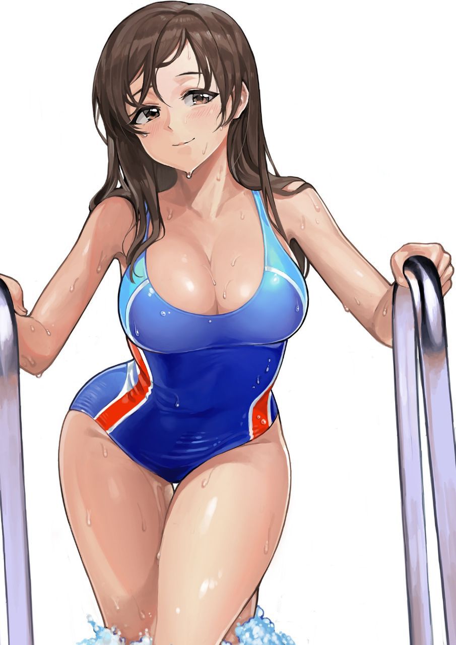 It comes more than a usual swimsuit! Second erotic image of the girl in the swimsuit wwww Part 5 21