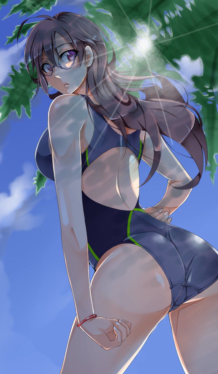 It comes more than a usual swimsuit! Second erotic image of the girl in the swimsuit wwww Part 5 27