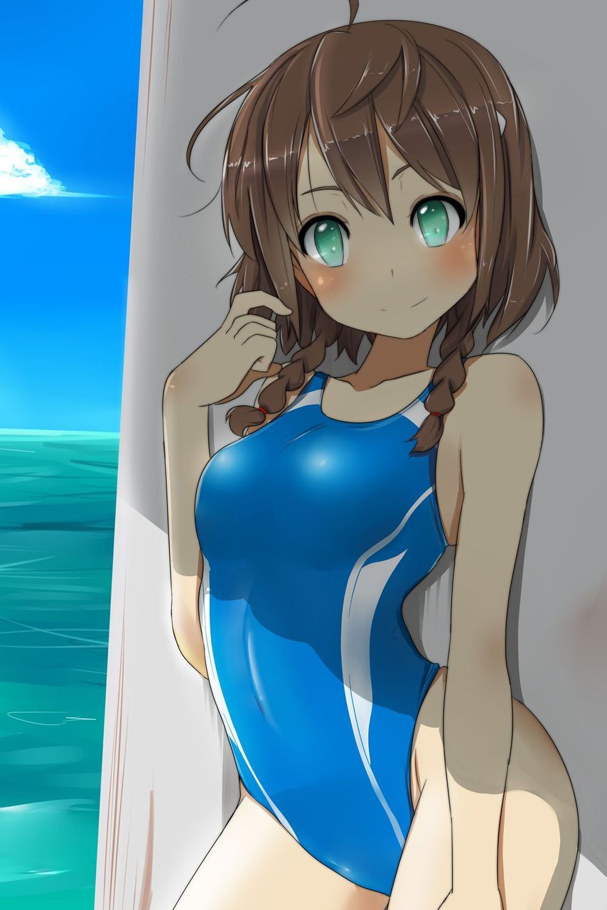 It comes more than a usual swimsuit! Second erotic image of the girl in the swimsuit wwww Part 5 39