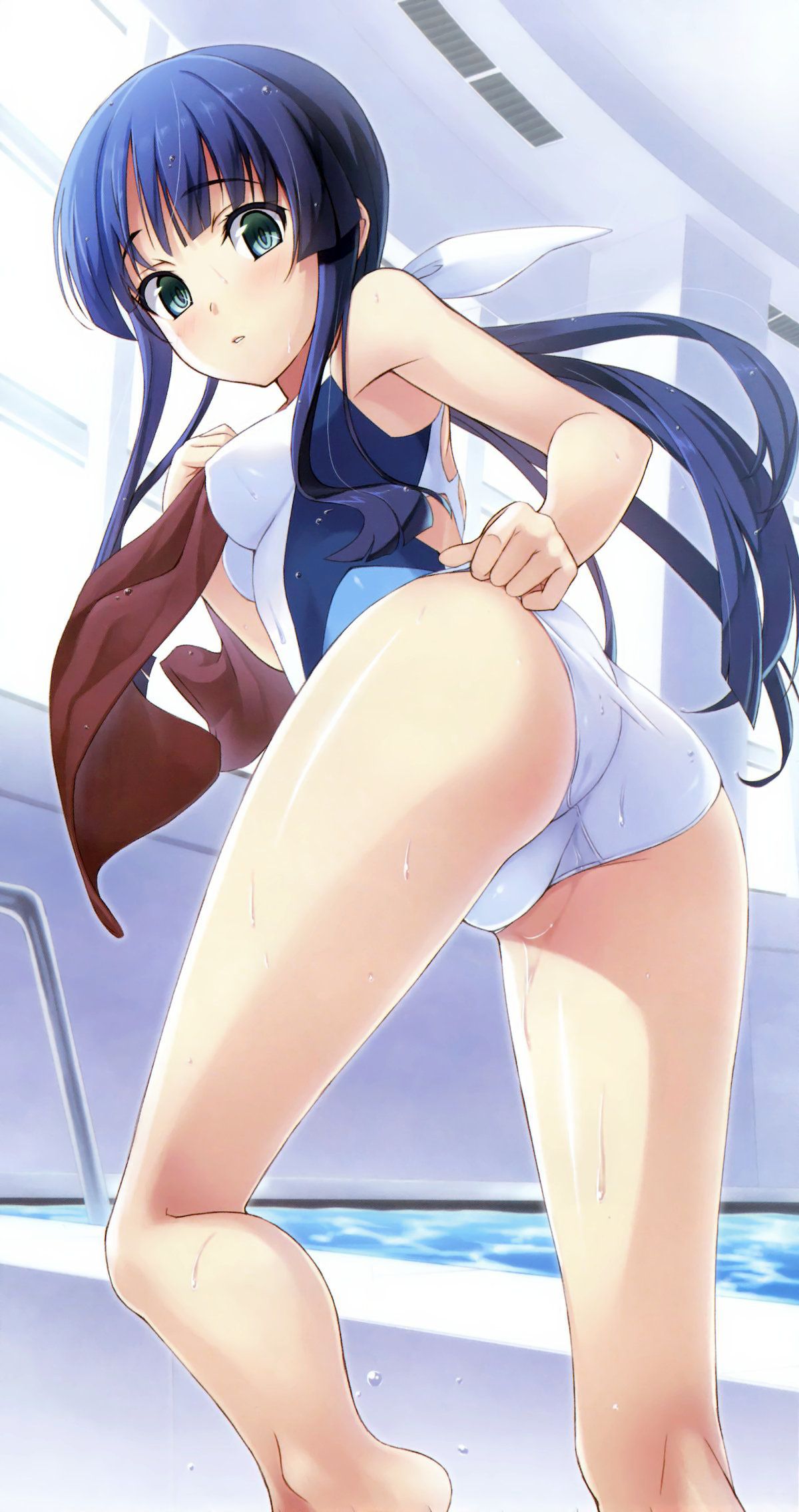 It comes more than a usual swimsuit! Second erotic image of the girl in the swimsuit wwww Part 5 5