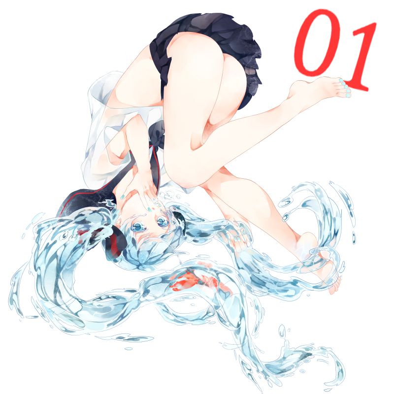 [100 pieces] cute hatsune miku secondary erotic image [barefoot, feet fetish, Vocaloid] 23