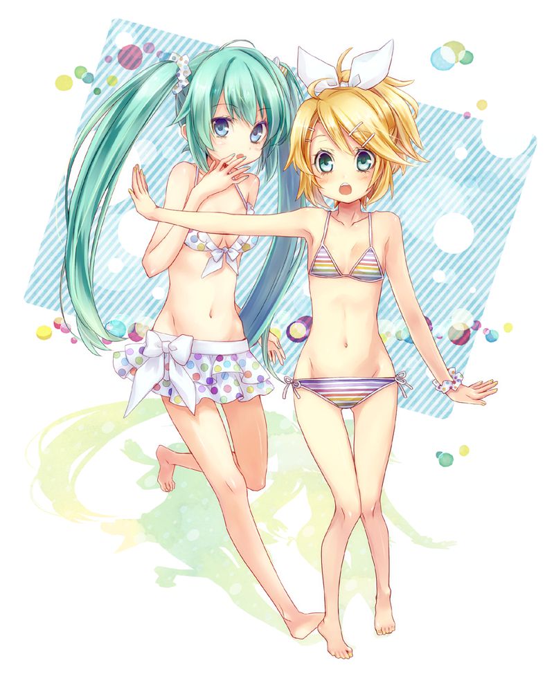 [100 pieces] cute hatsune miku secondary erotic image [barefoot, feet fetish, Vocaloid] 27