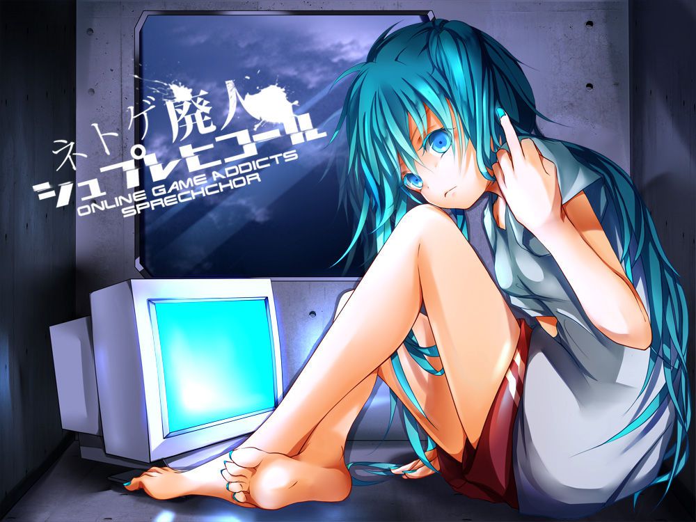 [100 pieces] cute hatsune miku secondary erotic image [barefoot, feet fetish, Vocaloid] 47