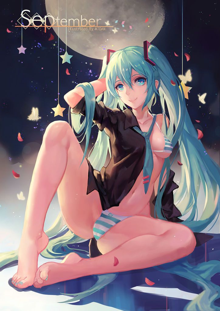 [100 pieces] cute hatsune miku secondary erotic image [barefoot, feet fetish, Vocaloid] 6