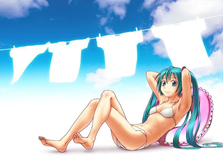 [100 pieces] cute hatsune miku secondary erotic image [barefoot, feet fetish, Vocaloid] 61