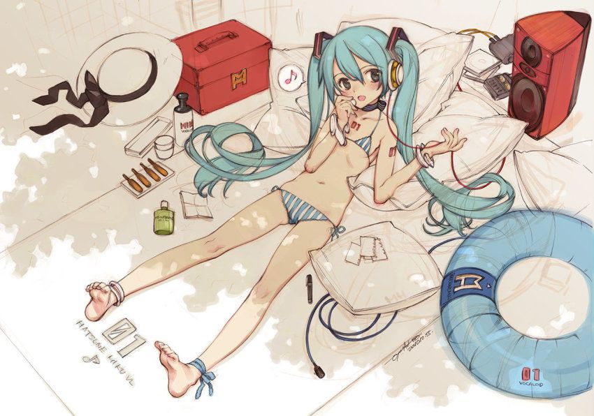 [100 pieces] cute hatsune miku secondary erotic image [barefoot, feet fetish, Vocaloid] 62