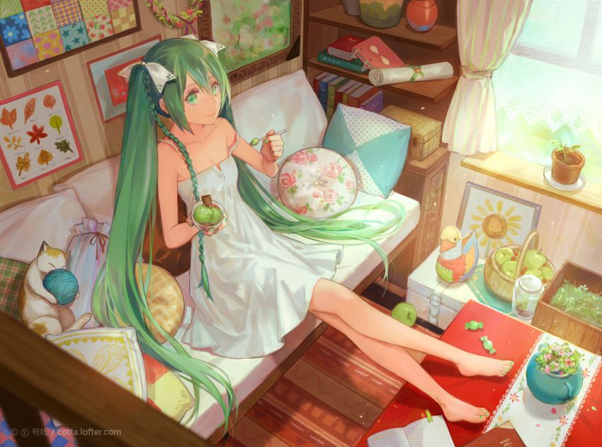 [100 pieces] cute hatsune miku secondary erotic image [barefoot, feet fetish, Vocaloid] 64