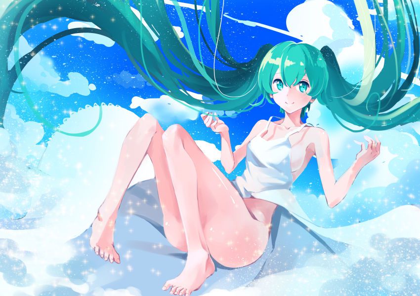 [100 pieces] cute hatsune miku secondary erotic image [barefoot, feet fetish, Vocaloid] 66