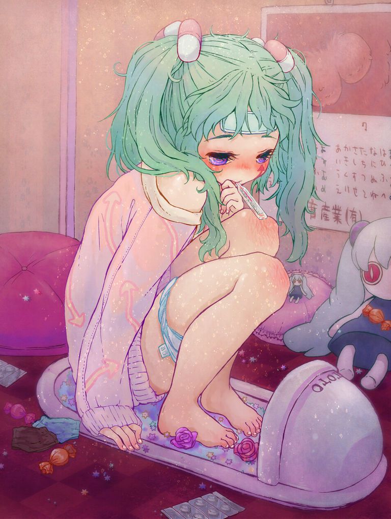 [100 pieces] cute hatsune miku secondary erotic image [barefoot, feet fetish, Vocaloid] 86