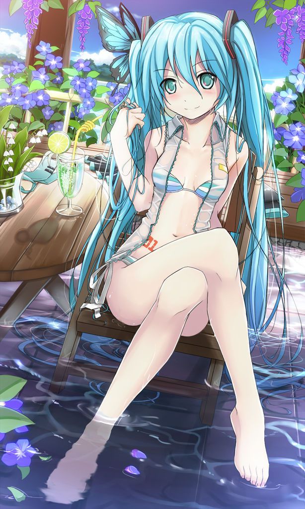 [100 pieces] cute hatsune miku secondary erotic image [barefoot, feet fetish, Vocaloid] 89