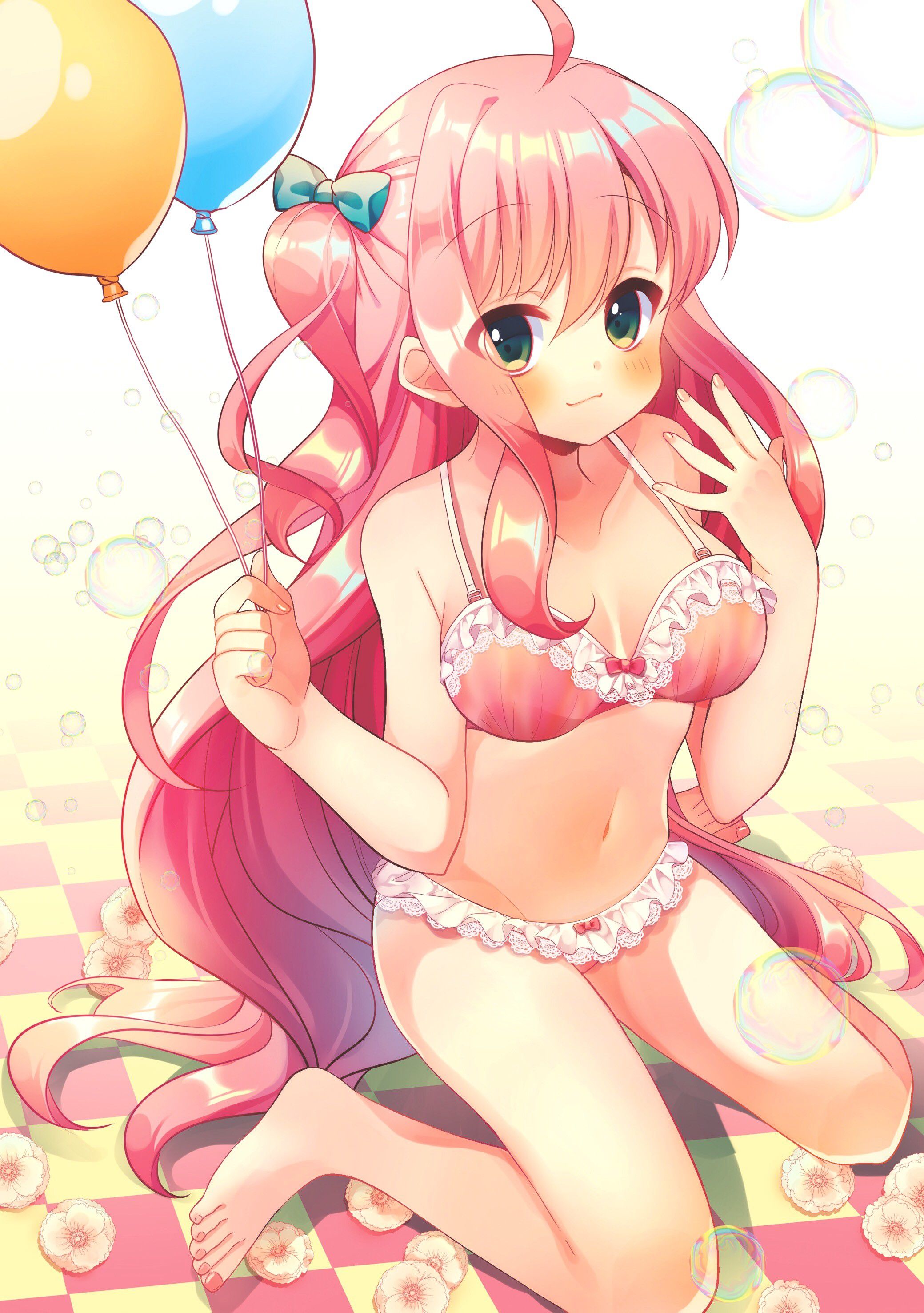 Secondary erotic image of a pretty girl with pink hair. 12 [Pink hair] 16