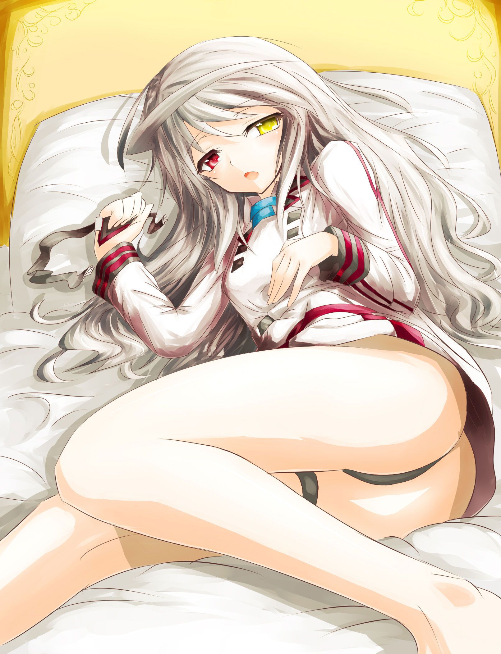 Secondary erotic picture of the girl with the thigh which makes you want to Mushaburitsuki wwww part3 2