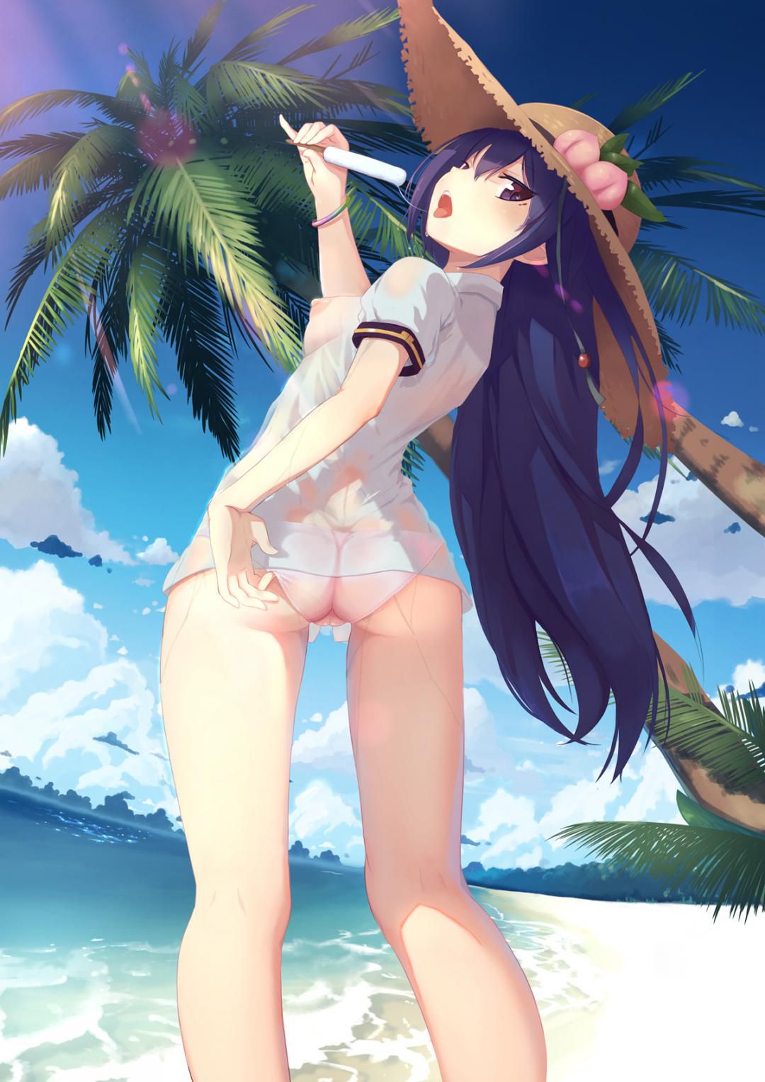 Secondary erotic picture of the girl with the thigh which makes you want to Mushaburitsuki wwww part3 29