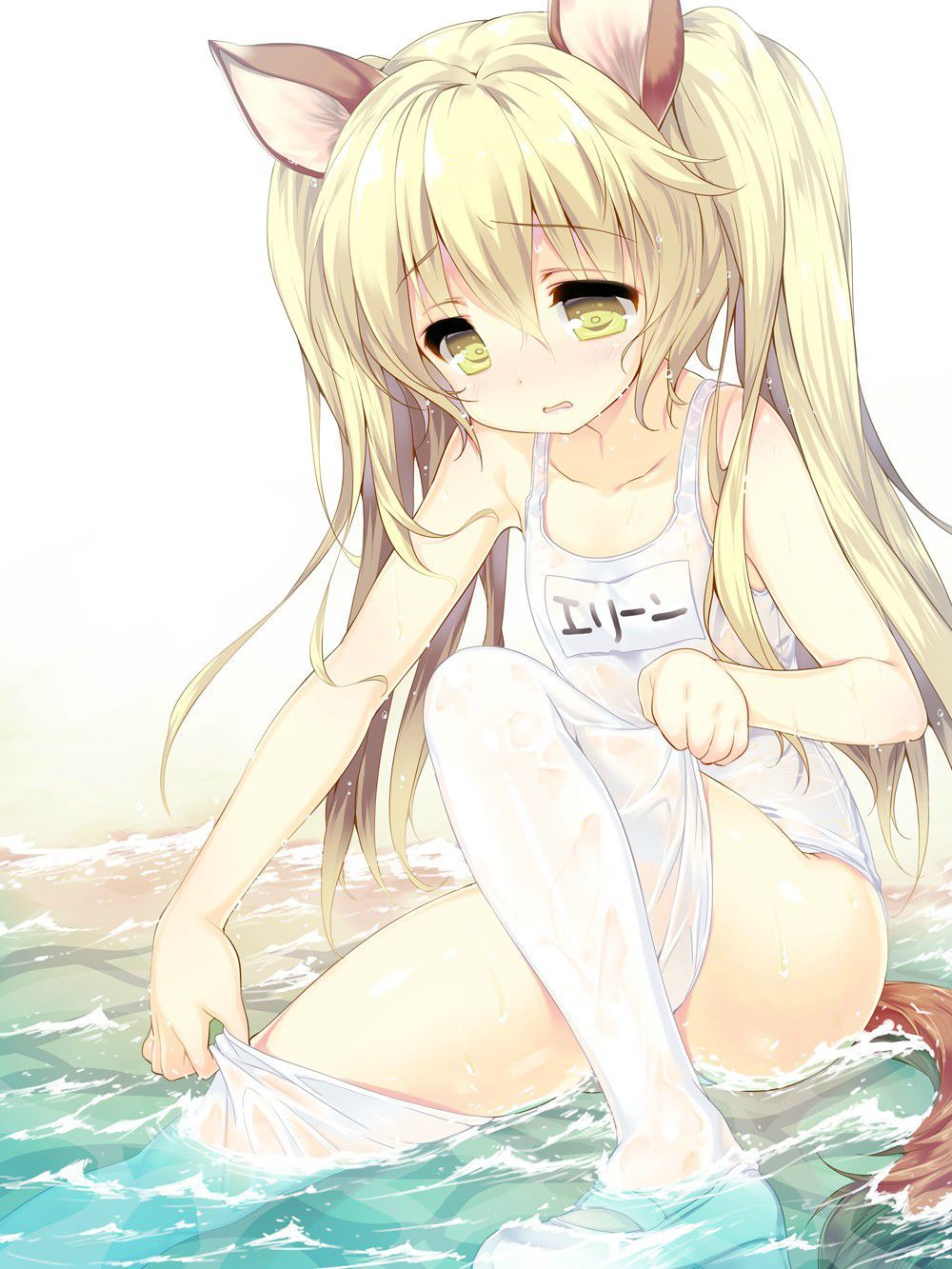 Secondary erotic picture of the girl with the thigh which makes you want to Mushaburitsuki wwww part3 30