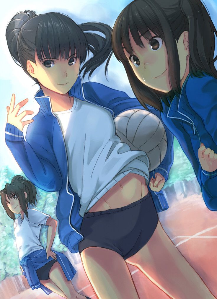 Cane want thighs! The second erotic picture of the girl wearing bloomers and gymnastics wwww part4 33