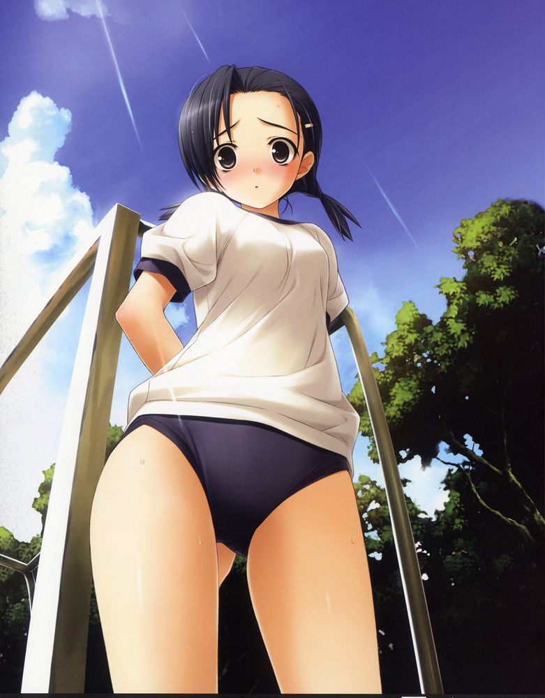 Cane want thighs! The second erotic picture of the girl wearing bloomers and gymnastics wwww part4 35