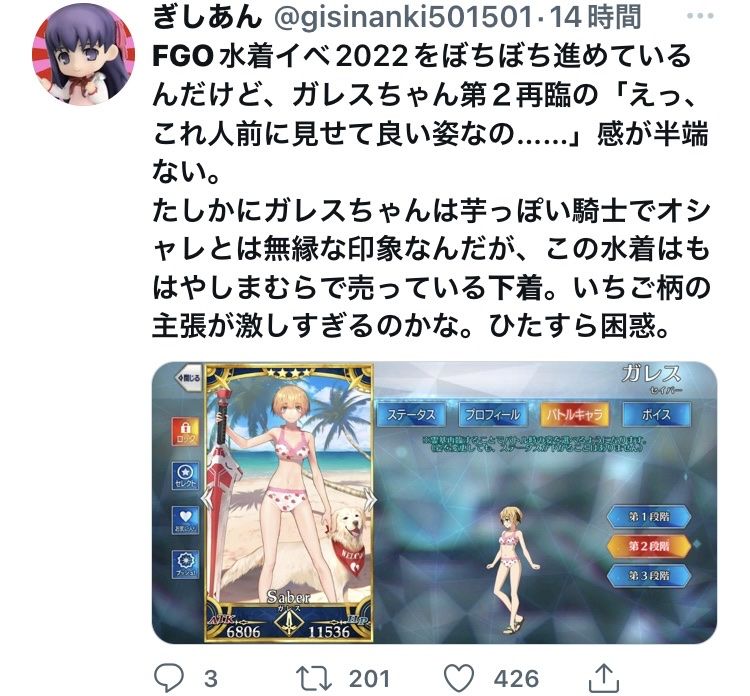 【Sad News】 FGO, many voices of confusion because you have implemented a character like underwear "Can I put it out in public?" 2