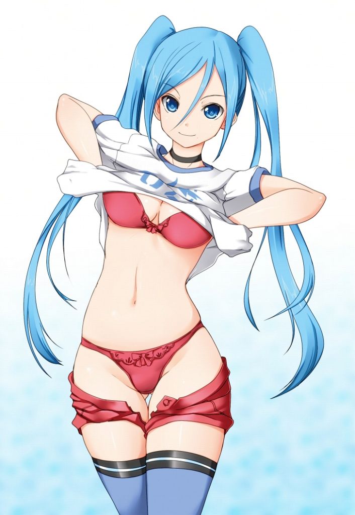 Cool Eros! Naughty secondary image of a girl with blue hair wwww part4 26