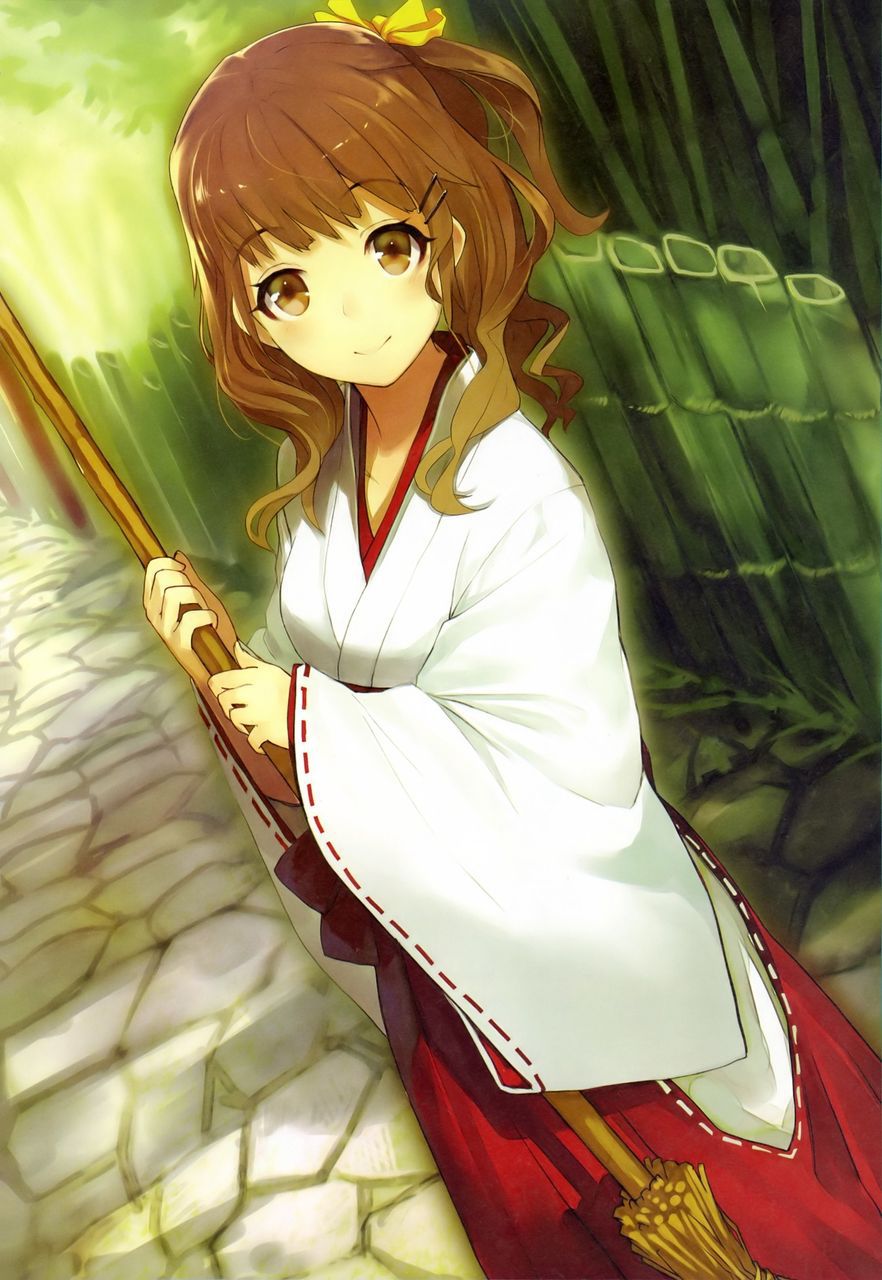 Please erotic image of a girl who was dressed in kimono or yukata or kimono is in lewd dress 19