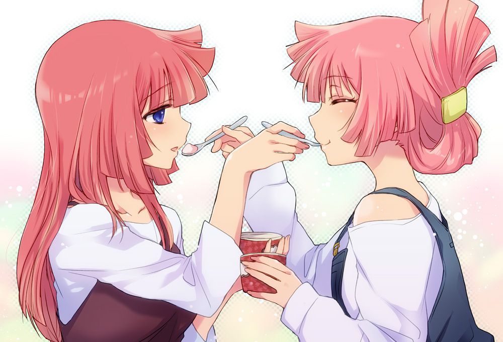 [Yuri] Flirting lesbian erotic image of a girl with each other 3 [2-d] 5