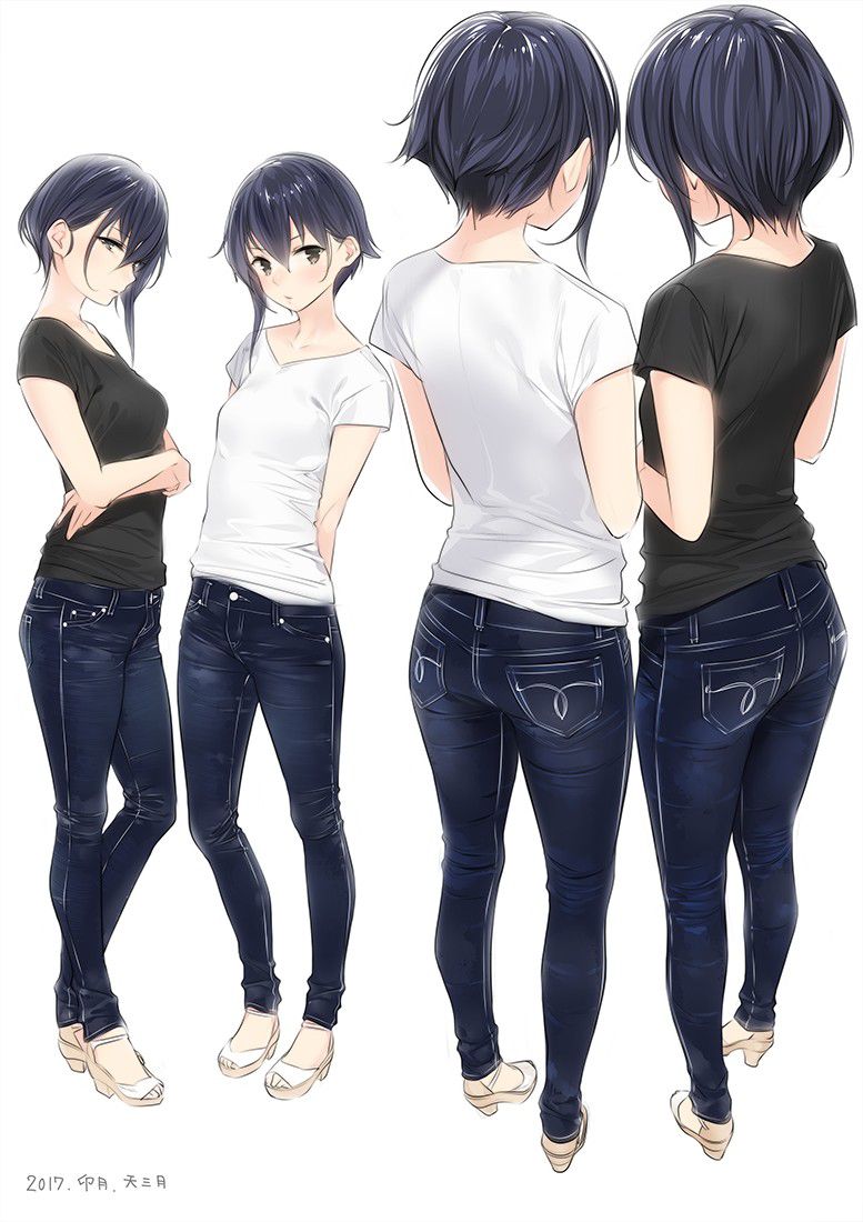 [2nd] Secondary erotic image of a girl wear jeans [jeans] 3