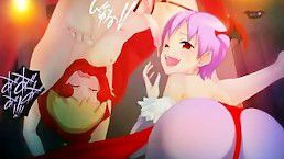 3D hentai cutie Angel self masturbating 5