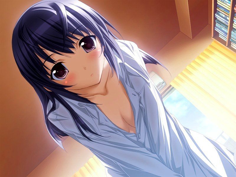 The second erotic image of the girl who wears a shirt on the naked wwww part2 2